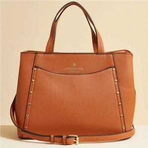 London Fog Caviar Satchel